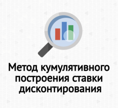 Метод кумулятивного построения ставки дисконтирования + формула и пример расчета Excel